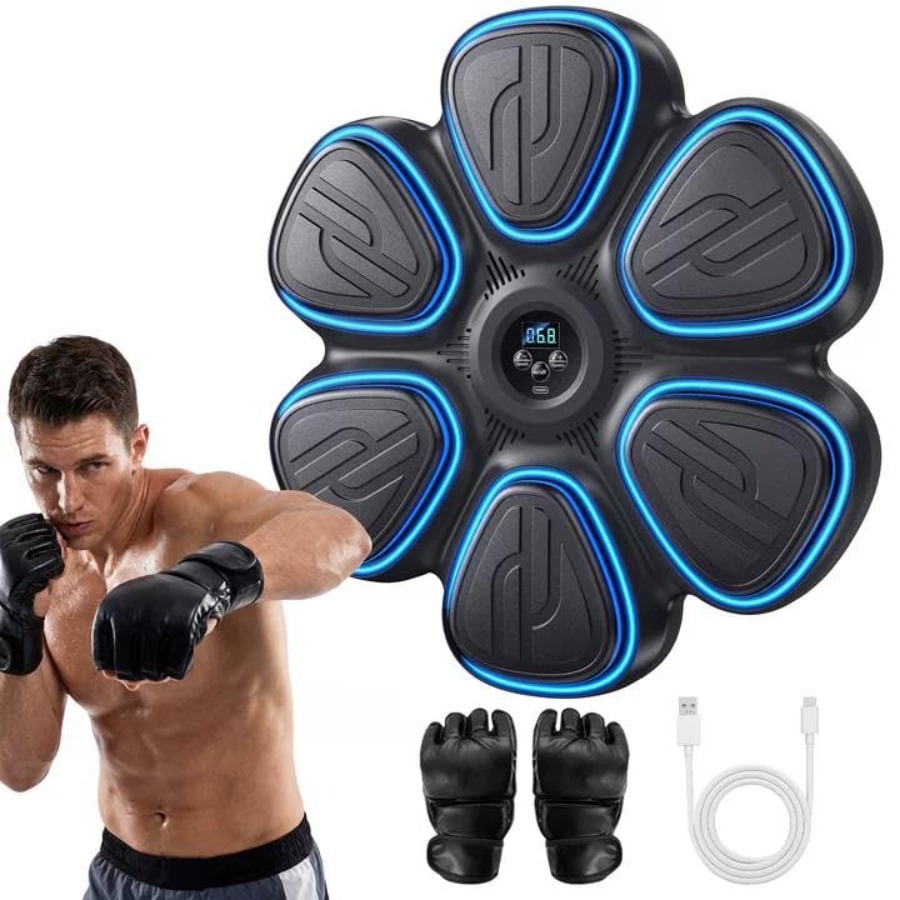 Home Gym Wall - Music Boxing Machine for Adults Bluetooth