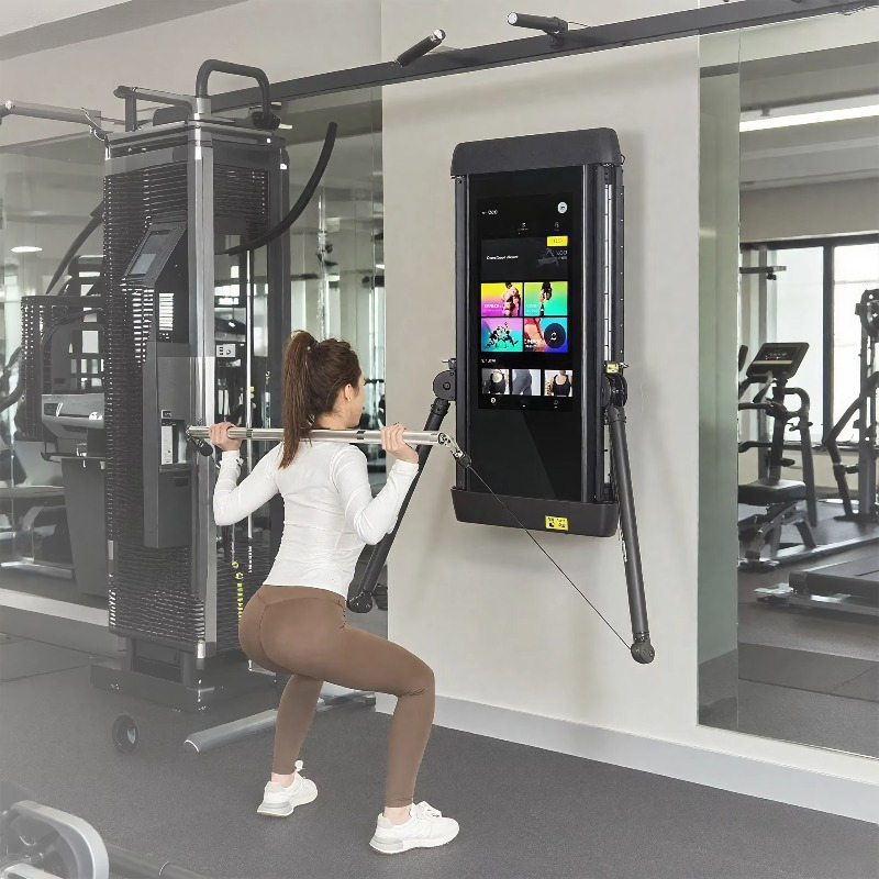Home Gym Tools - Ai Fitness Mirror Smart Touch Screen