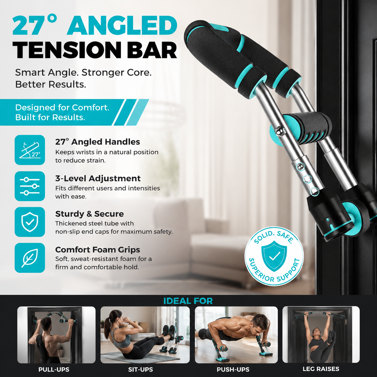 Home Gym Academy - 5 Levels Adjustable Twister Arm Chest