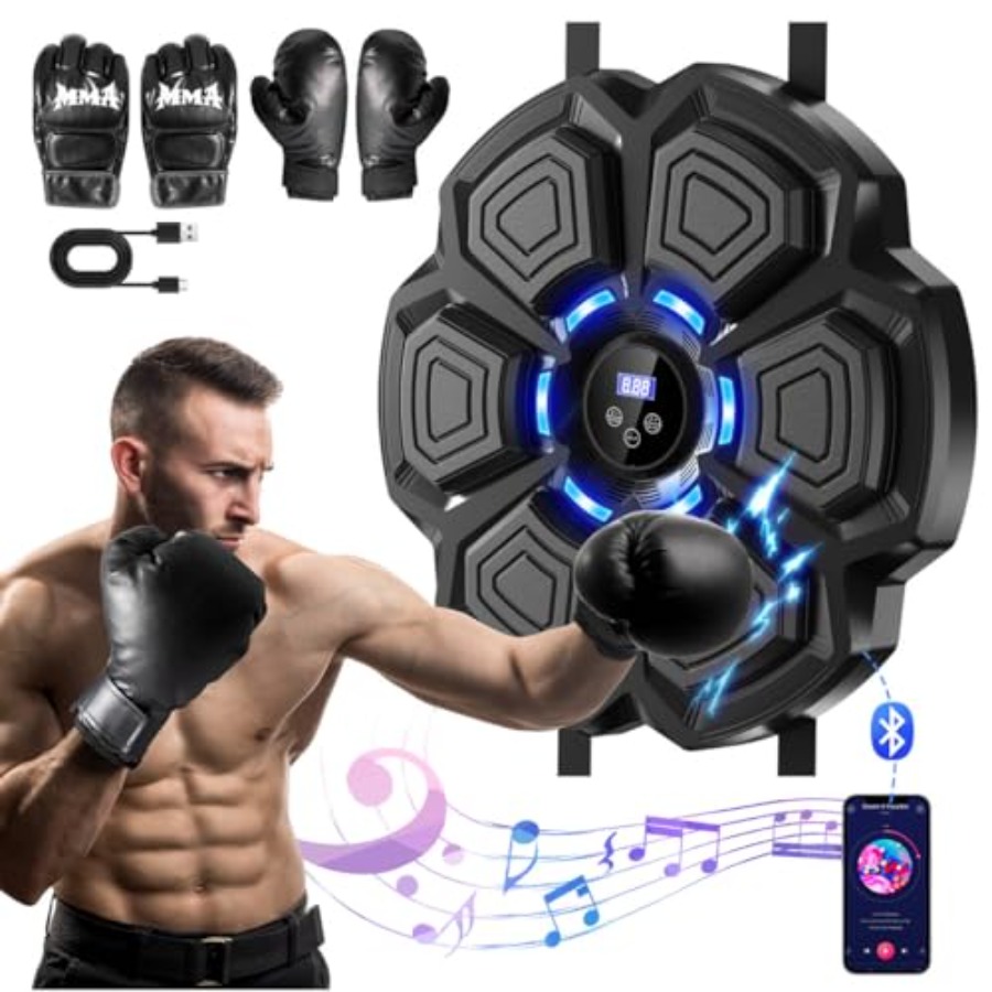Home Gym Wall - 2026 Music Boxing Machine Upgrade -