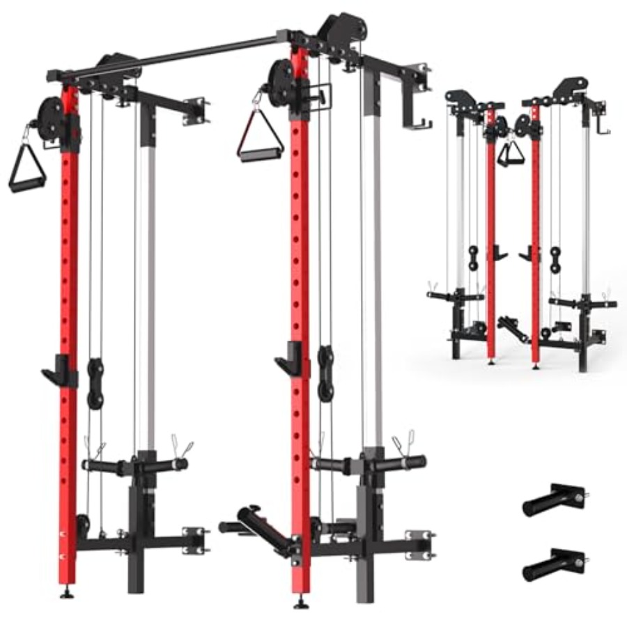 Home Gym Wall - Wall Mounted Folding Squat Rack with