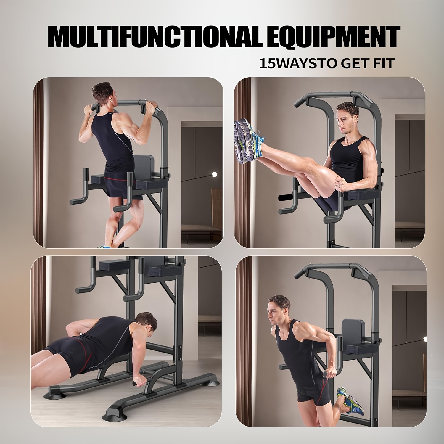 Djustable Height Power Tower D - Home Gym Multi Station ulasan dan harga