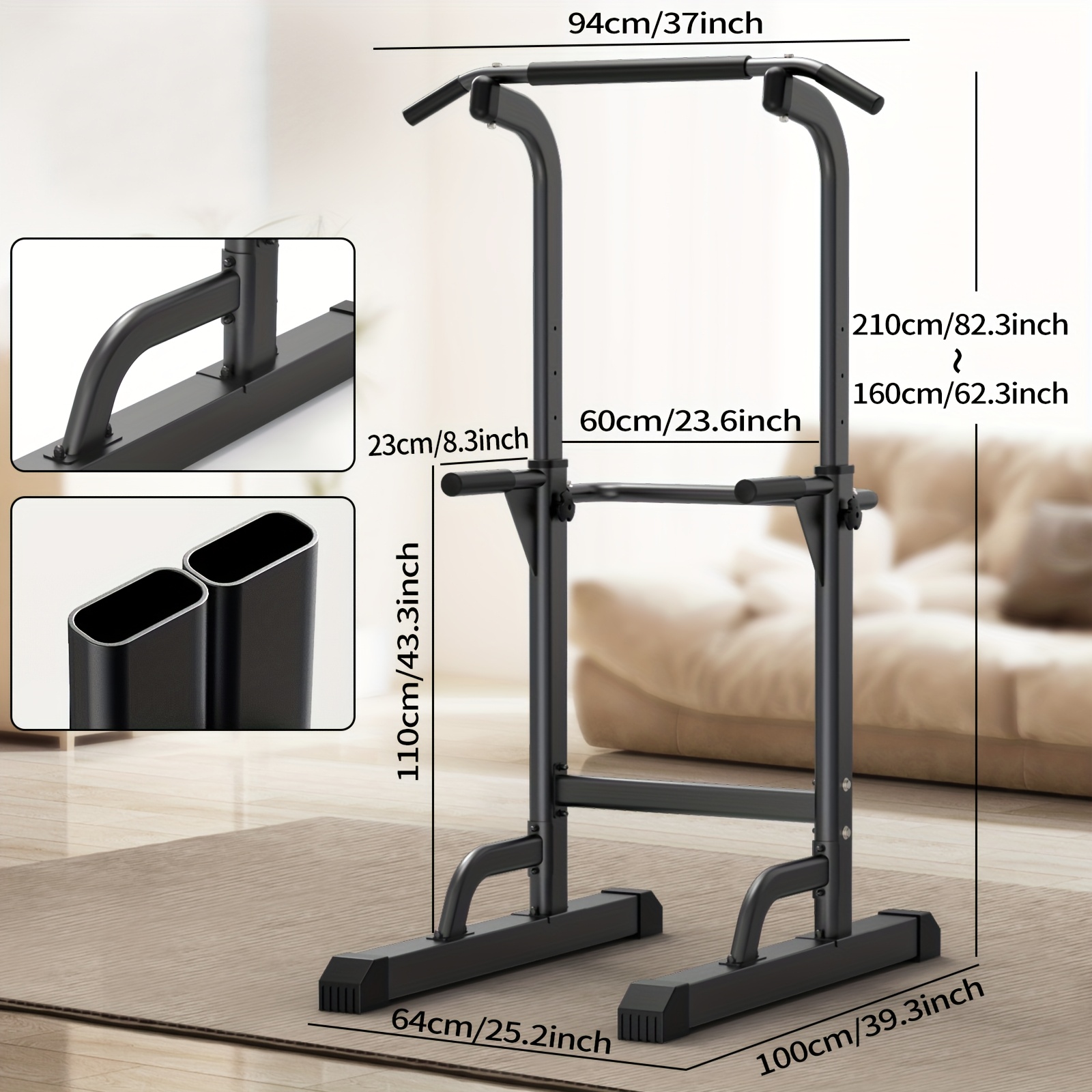 Djustable Height Power Tower D - Home Gym Multi Station ulasan dan harga