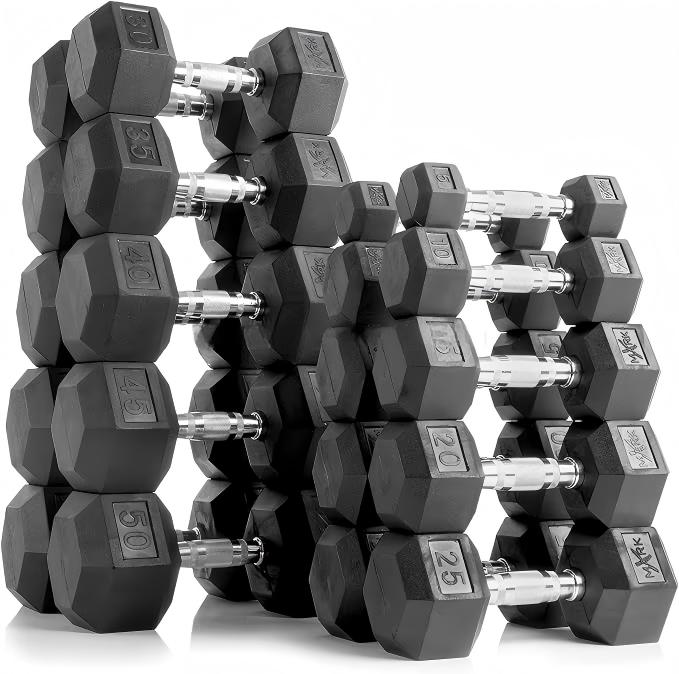 Premium Rubber Coated Hex Dumb - Home Gym Custom ulasan dan harga