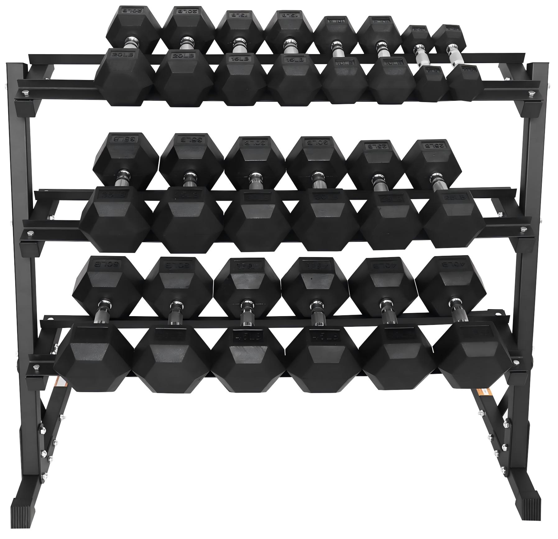 Premium Rubber Coated Hex Dumb - Home Gym Custom ulasan dan harga