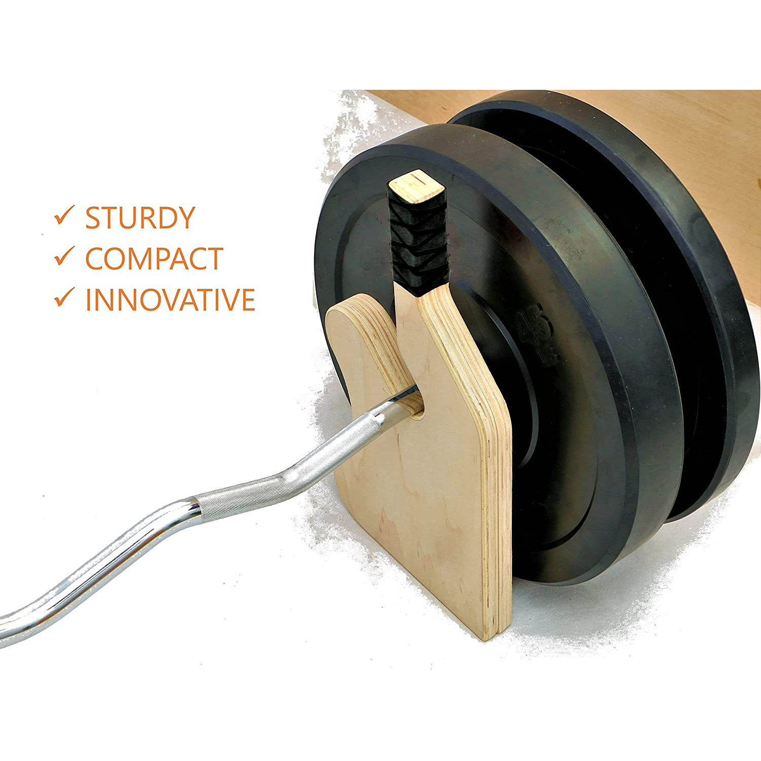 Wooden Mini Deadlift Barbell J - Deadlift Jack Barbell ulasan dan harga