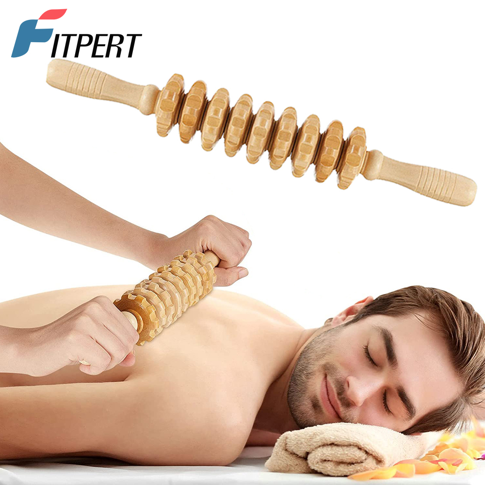 1 PCS Wood Massage Roller Trig - Home Gym Tools ulasan dan harga