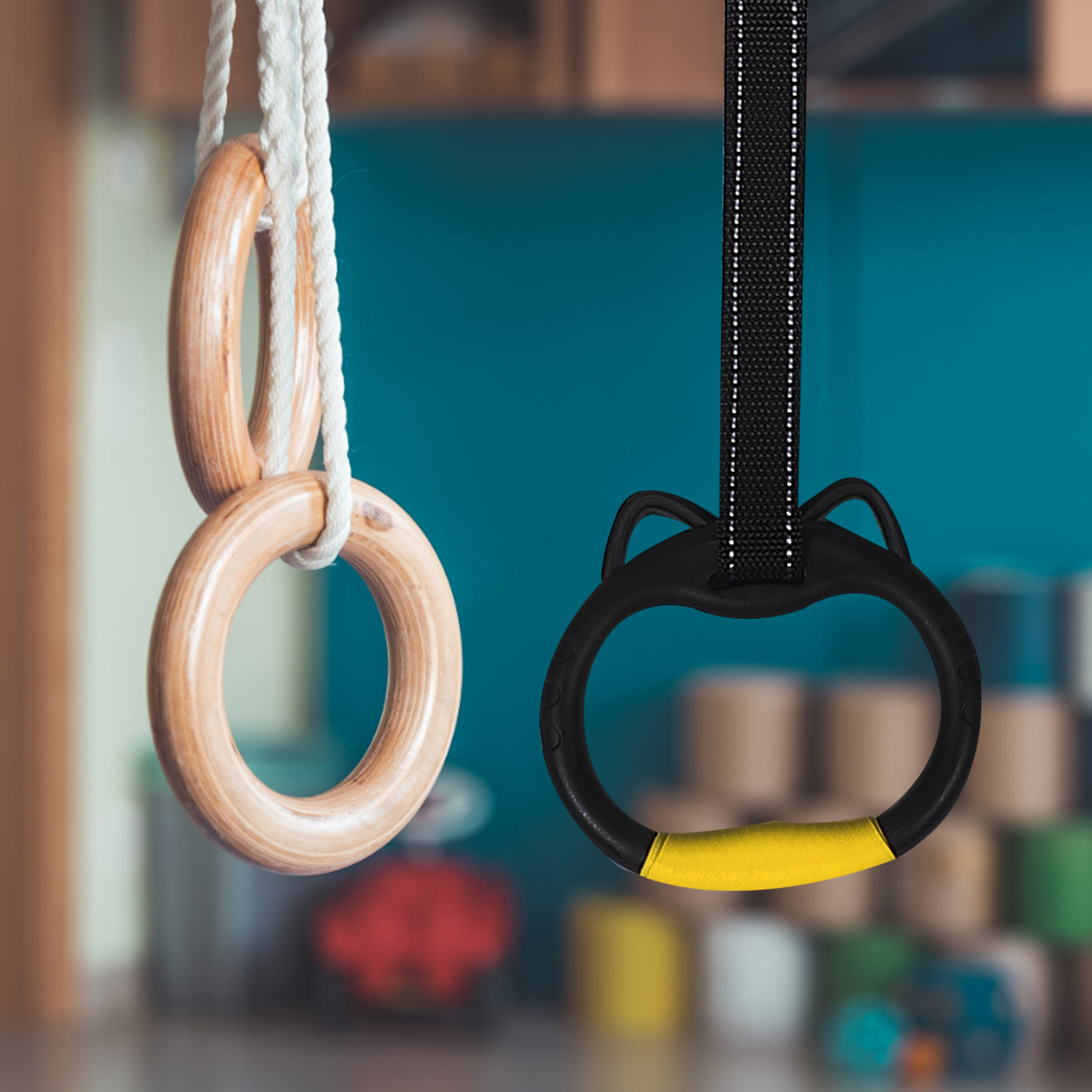 1 set 1 Set Gymnastics Rings F - Home Gym Academy ulasan dan harga
