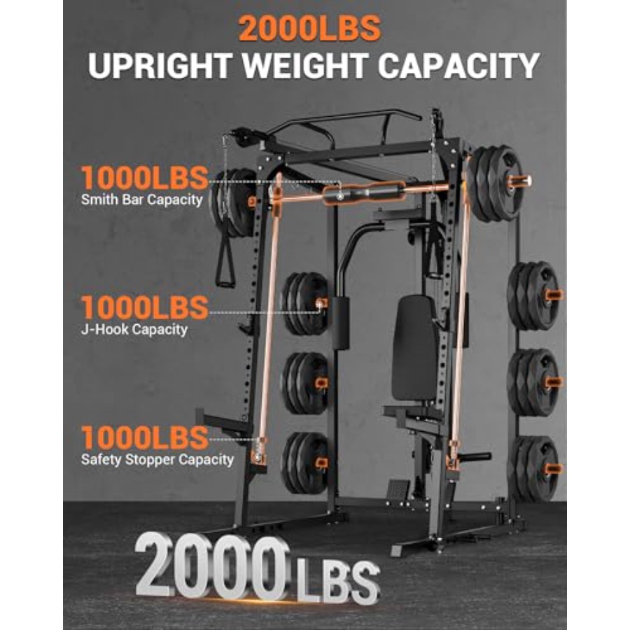 Smith Machine Home Gym Squat R - Home Gym Multi Station ulasan dan harga