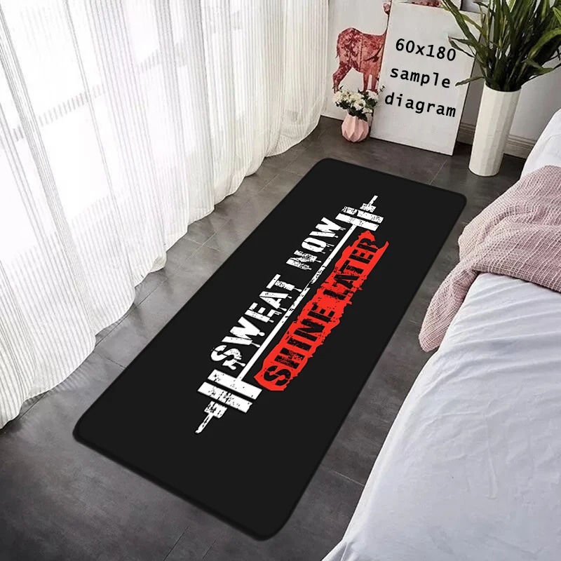 GYM Exercise Floor Mat Time No - Home Gym Academy ulasan dan harga