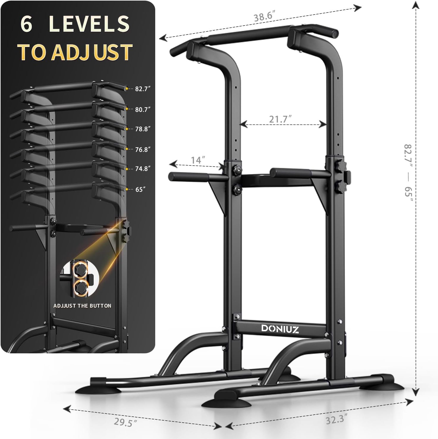Power Tower Pull Up Bar and Di - Home Gym Multi Station ulasan dan harga