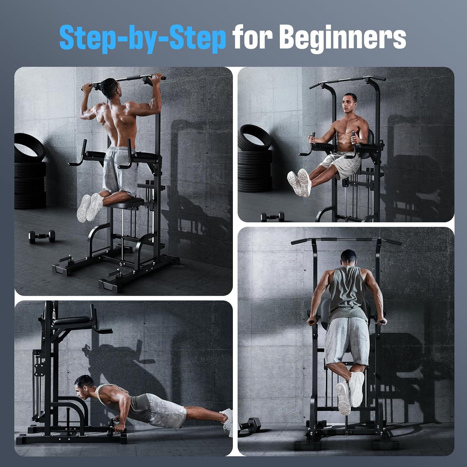 Power Tower Pull-Up Dip Statio - Home Gym Tools ulasan dan harga