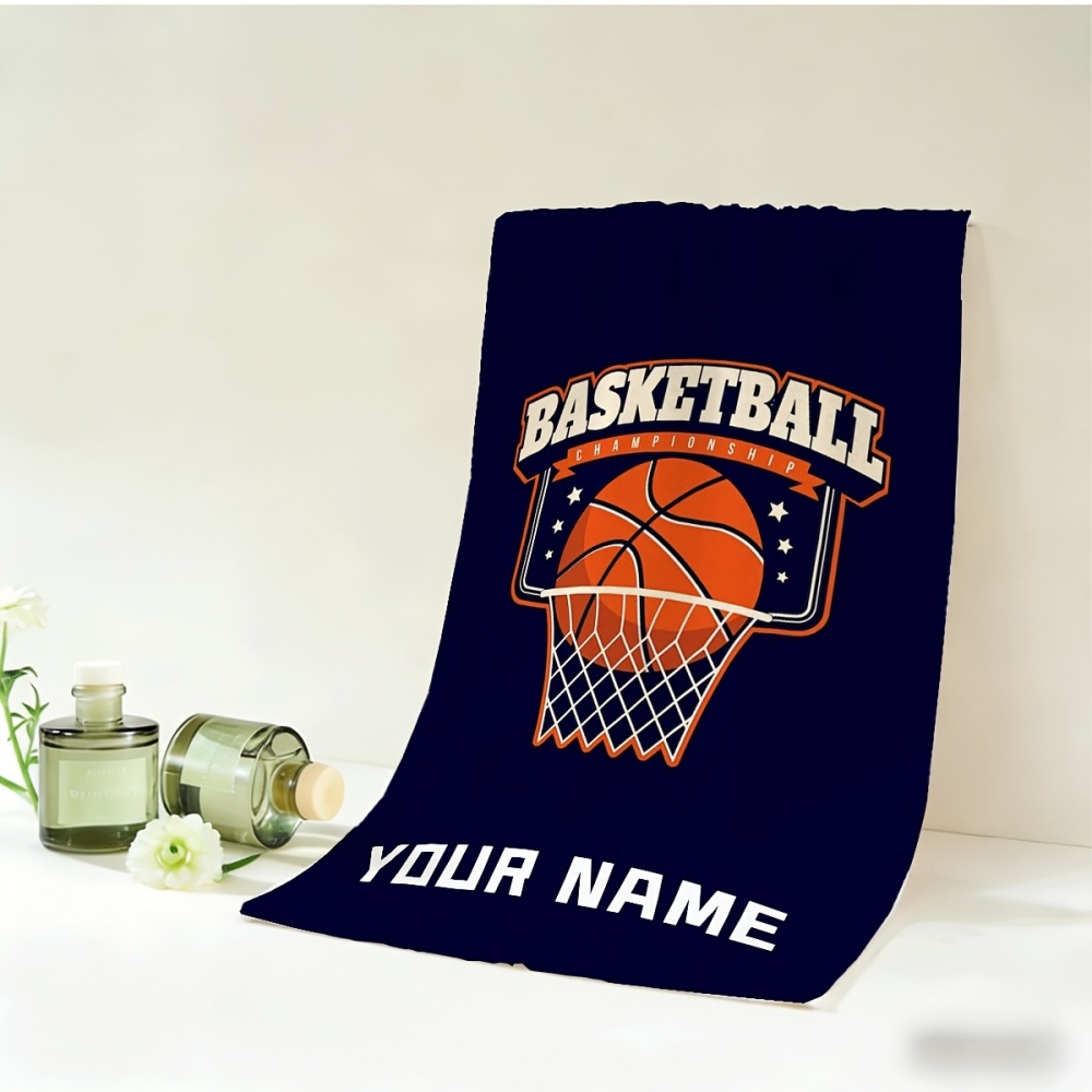 2pcs Name/Text Basketball Towe - Home Gym Names ulasan dan harga