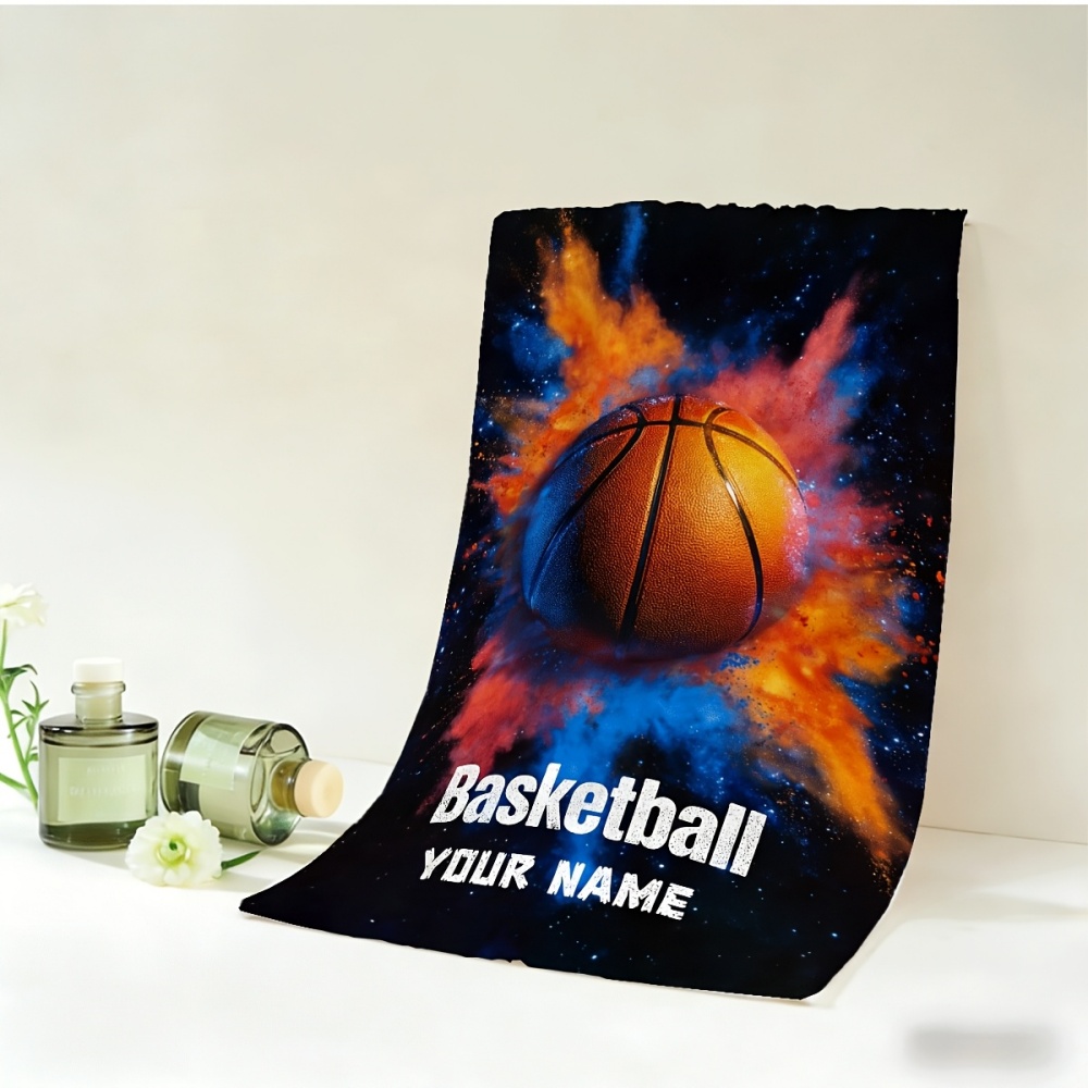 2pcs Name/Text Basketball Towe - Home Gym Names ulasan dan harga