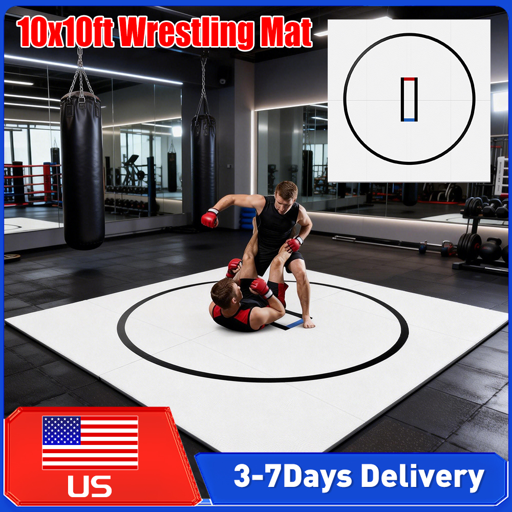 10x10ft Portable Wrestling Mat - Home Gym Mma ulasan dan harga