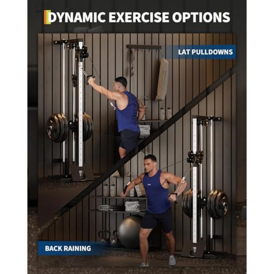 Wall Mount Cable Station for h - Home Gym Pulley System ulasan dan harga