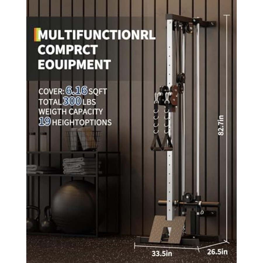 Wall Mount Cable Station for h - Home Gym Pulley System ulasan dan harga