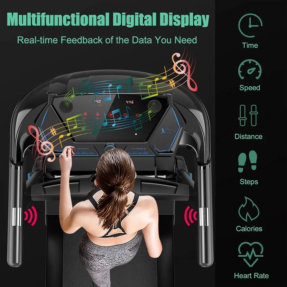 2.25HP Electric Treadmill with - Treadmill Home Gym ulasan dan harga