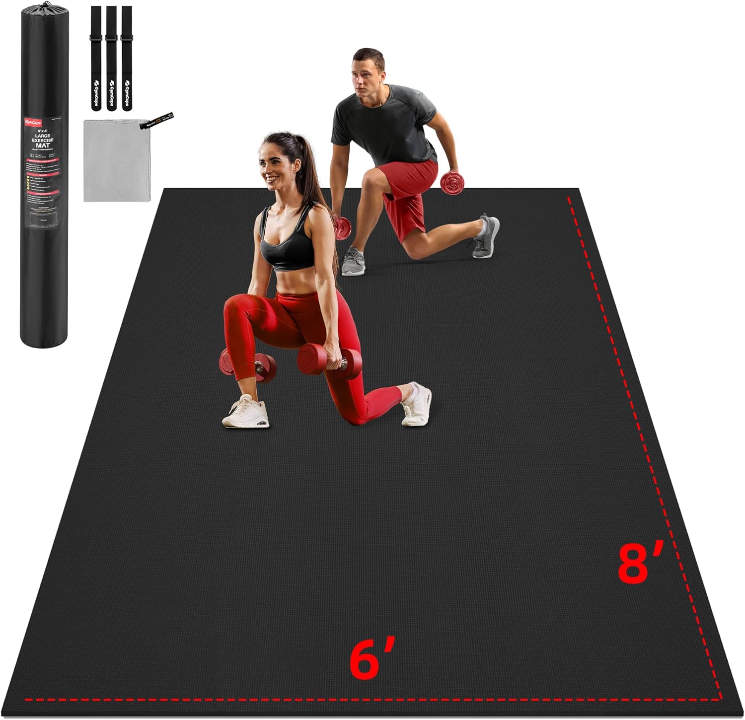 Large Exercise Mat, 10'x6'/9'x - Home Gym Mma ulasan dan harga
