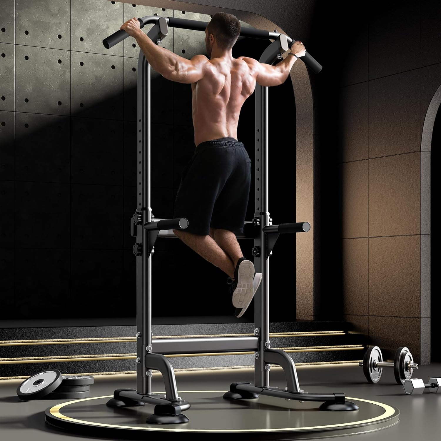 Power Tower Pull Up Dip Statio - Home Gym Multi Station ulasan dan harga