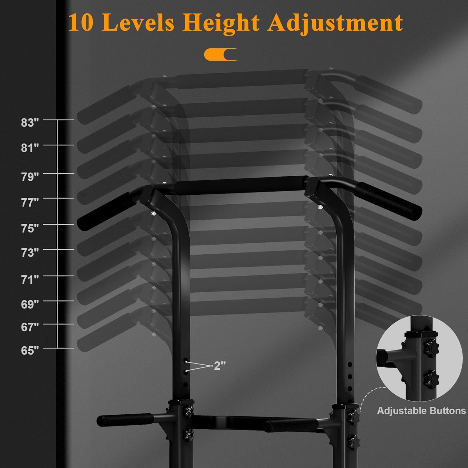 Power Tower Pull Up Dip Statio - Home Gym Multi Station ulasan dan harga