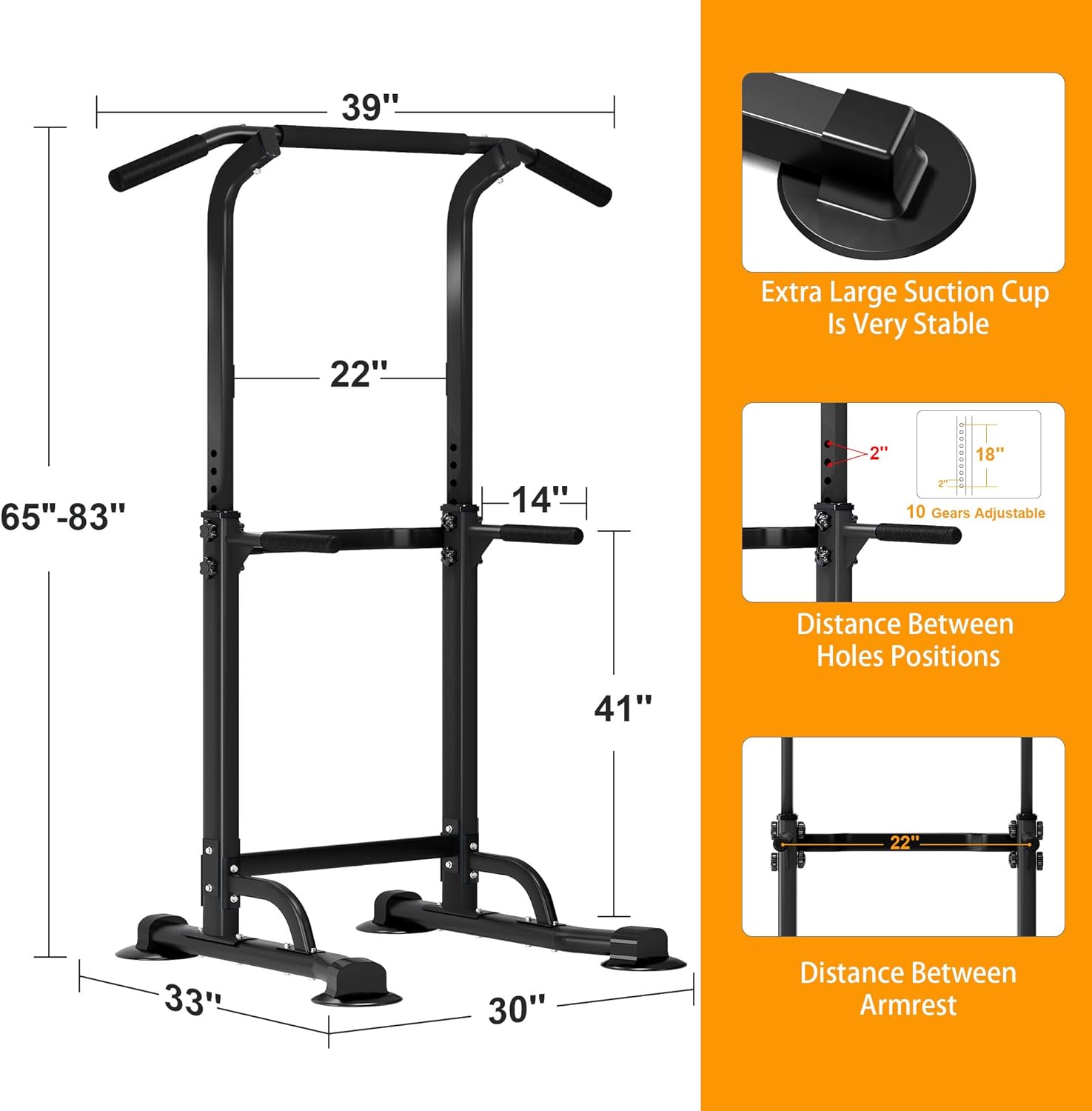 Power Tower Pull Up Dip Statio - Home Gym Multi Station ulasan dan harga