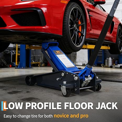 3 Ton Low Profile Hydraulic Ra - Deadlift Jack Barbell ulasan dan harga