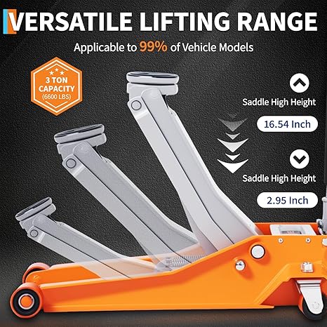 3 Ton Low Profile Hydraulic Ra - Deadlift Jack Barbell ulasan dan harga