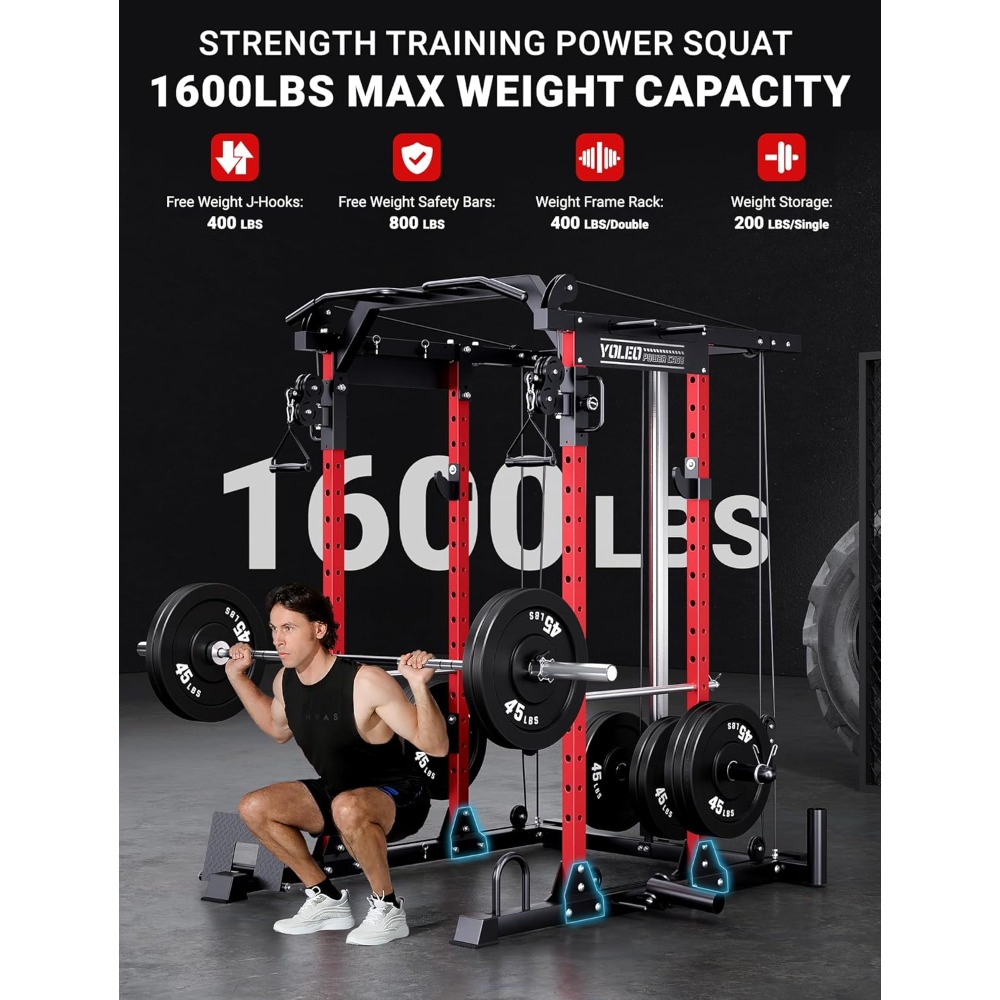 Cable Machine Home Gym 2 in 1, - Home Gym Pulley System ulasan dan harga