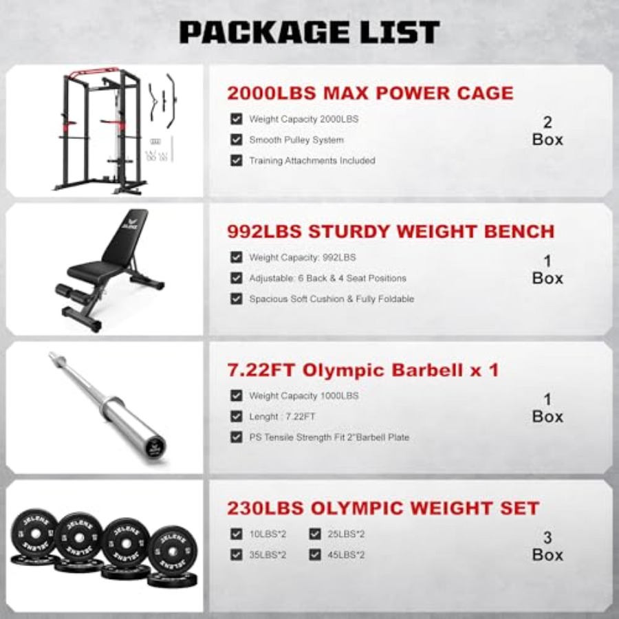 Home gym power cage: steel, bl - Home Gym Pulley System ulasan dan harga