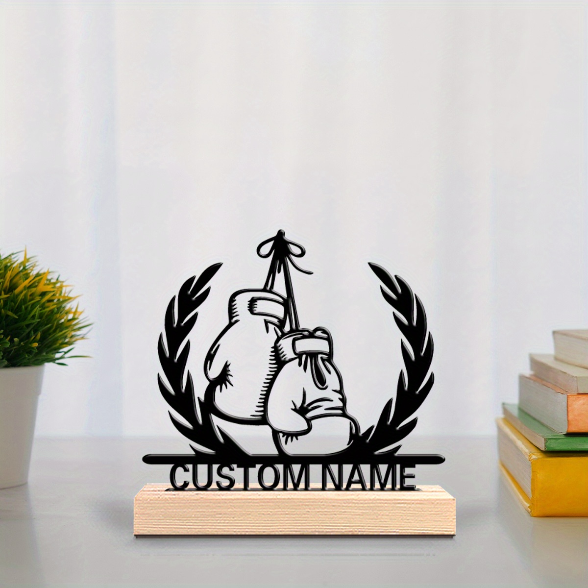 Personalized Boxer Metal Statu - Home Gym Names ulasan dan harga