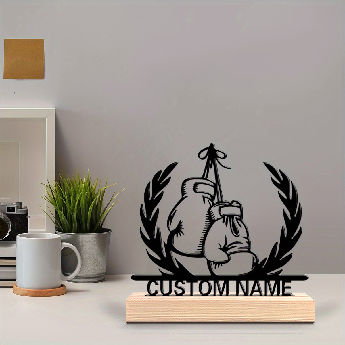 Personalized Boxer Metal Statu - Home Gym Names ulasan dan harga