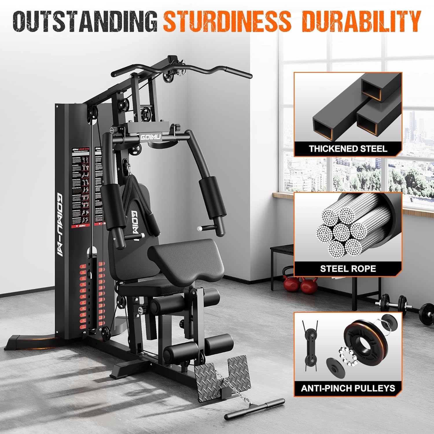 Multifunctional Home Gym Equip - Home Gym Pulley System ulasan dan harga