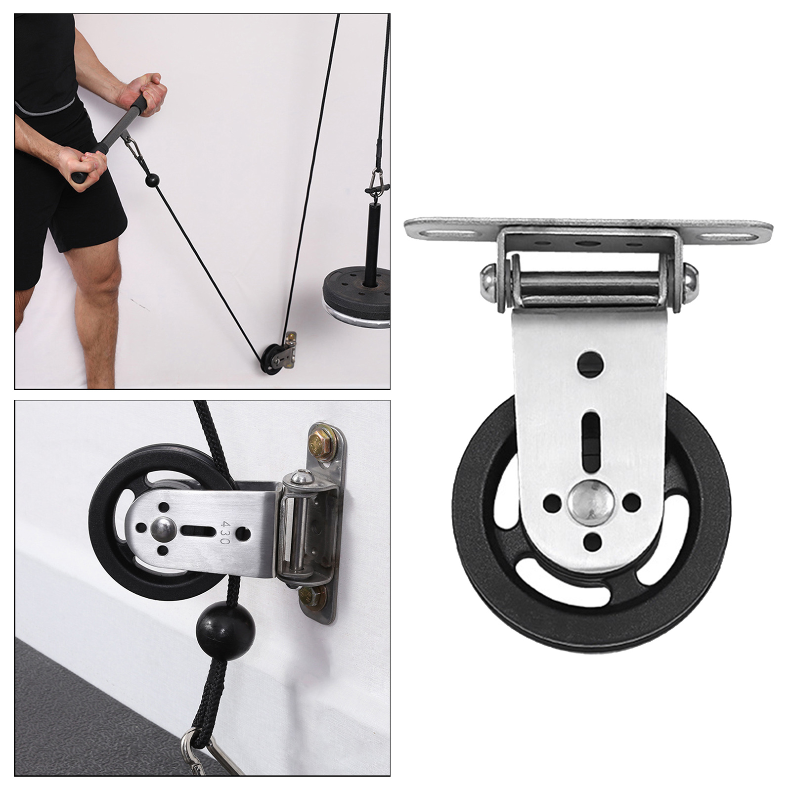 Gym Fitness Pulley Cable Syste - Home Gym Pulley System ulasan dan harga