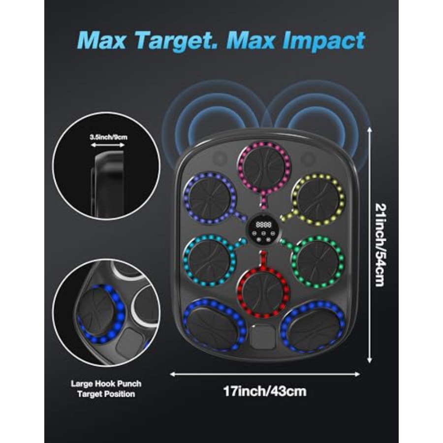 Music Boxing Machine for Adult - Home Gym Wall ulasan dan harga