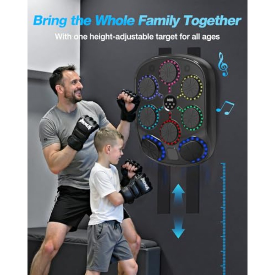 Music Boxing Machine for Adult - Home Gym Wall ulasan dan harga
