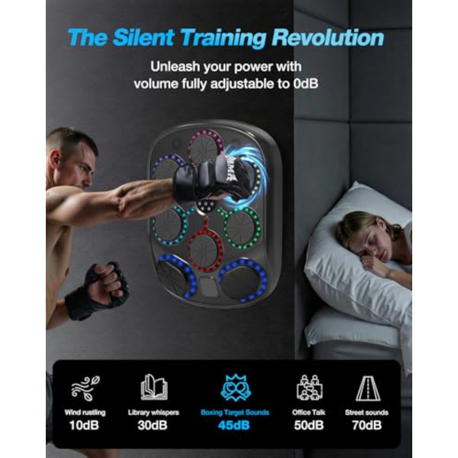 Music Boxing Machine for Adult - Home Gym Wall ulasan dan harga