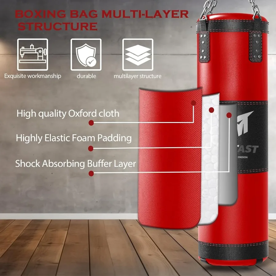 4ft Heavy Punching Bag Set for - Home Gym Mma ulasan dan harga
