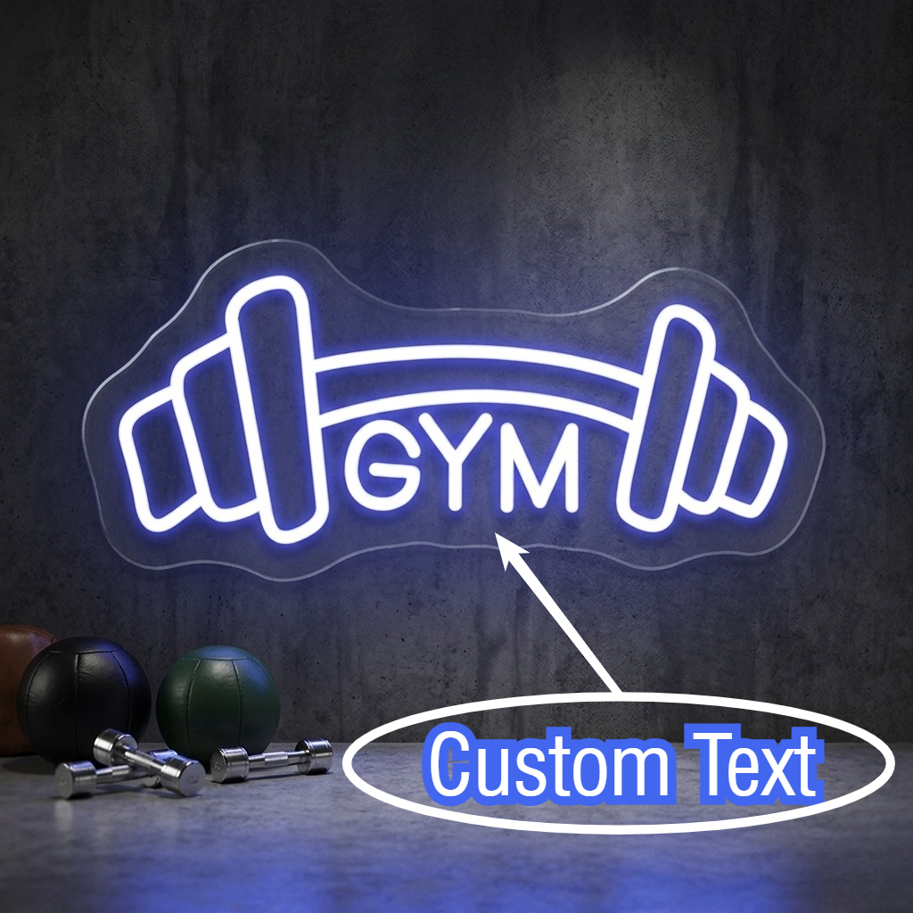 Custom Home Gym Neon Sign LED  - Home Gym Names ulasan dan harga