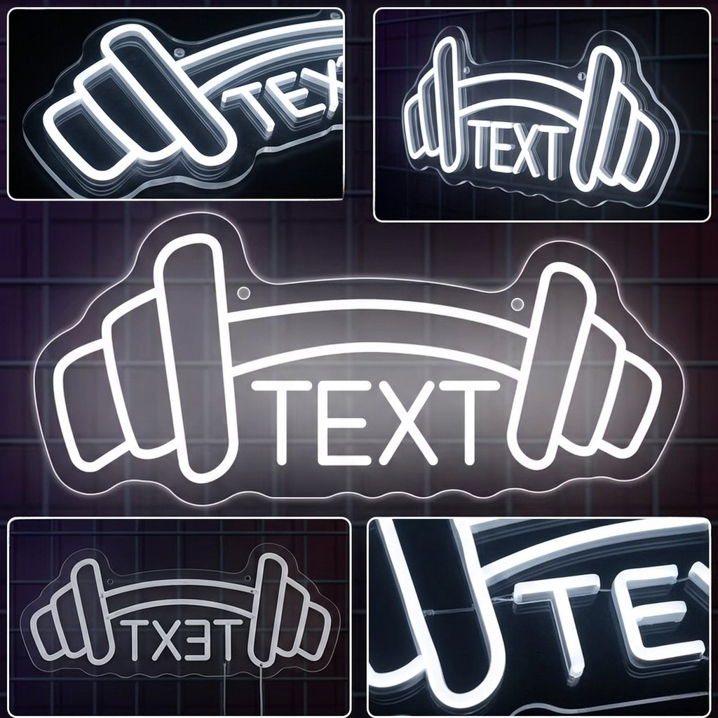 Custom Home Gym Neon Sign LED  - Home Gym Names ulasan dan harga