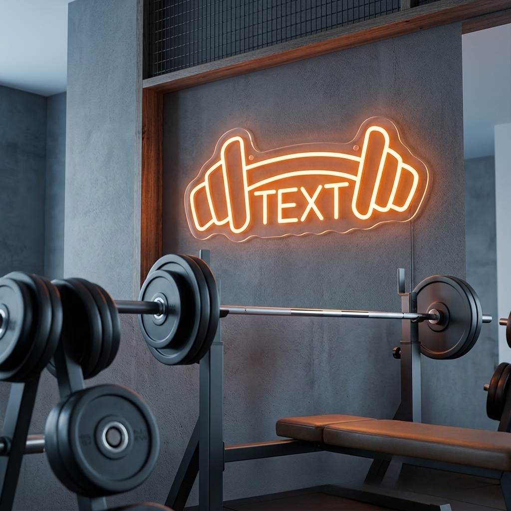 Custom Home Gym Neon Sign LED  - Home Gym Names ulasan dan harga