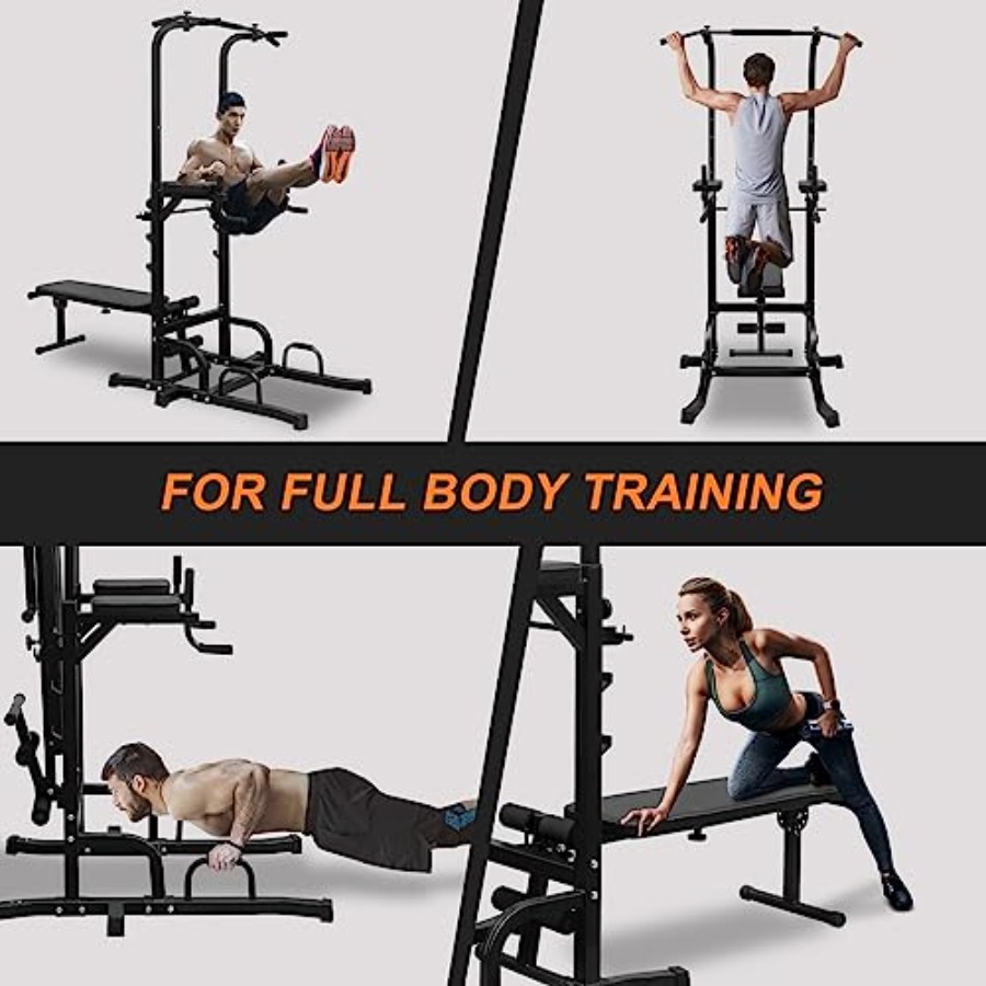 Power Tower with Weight Bench  - Home Gym Multi Station ulasan dan harga