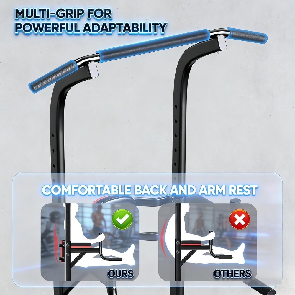 Multi-Function Pull Up Dip Bar - Home Gym Multi Station ulasan dan harga