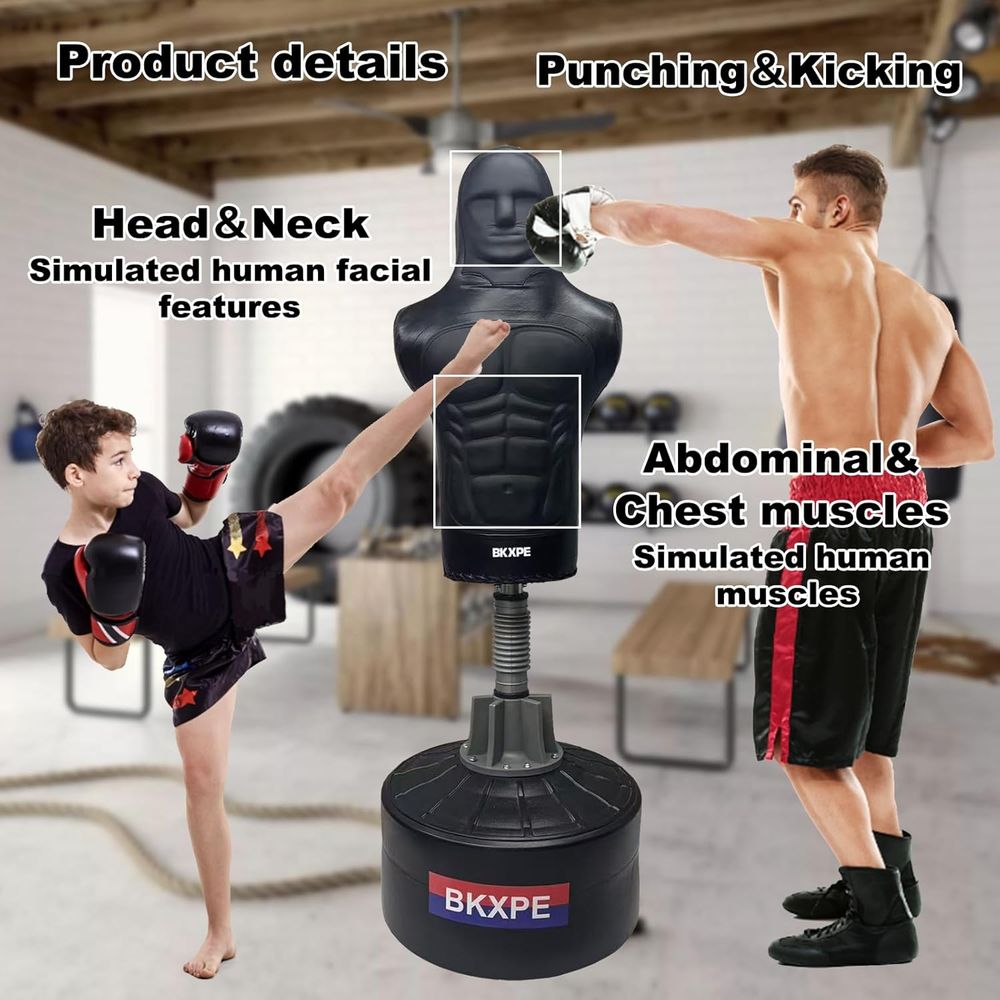 Sturdy Leather Punching Bag wi - Home Gym Mma ulasan dan harga