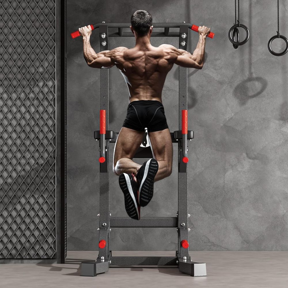 Power Tower Pull Up Bar Dip St - Home Gym Multi Station ulasan dan harga