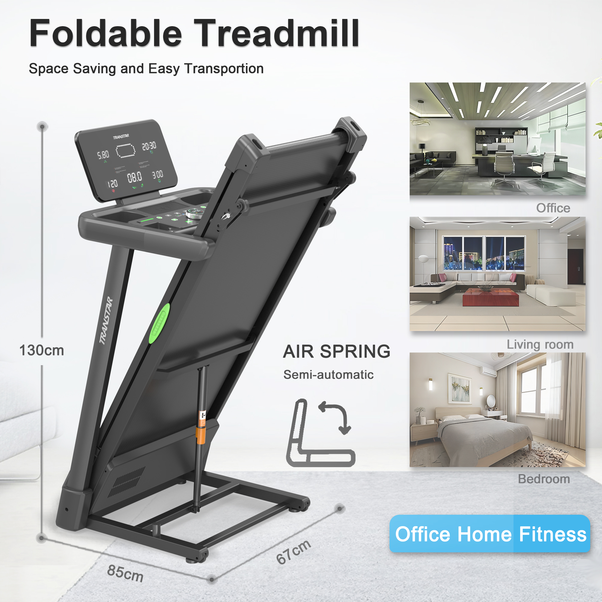 Portable Indoor Cardio Trainin - Treadmill Home Gym ulasan dan harga