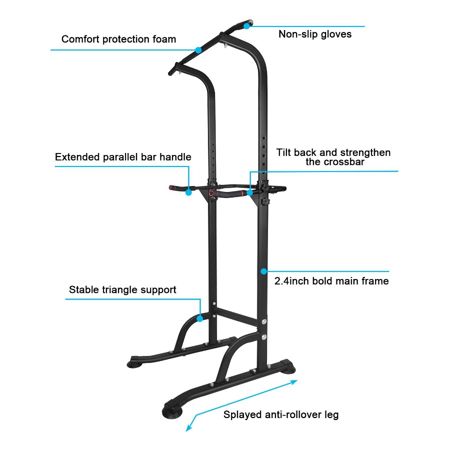 Power Tower Workout Dip Statio - Home Gym Multi Station ulasan dan harga