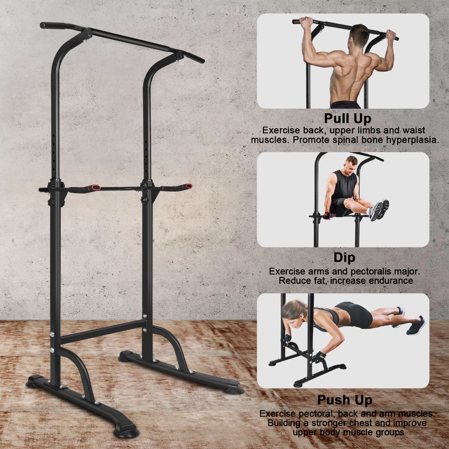 Power Tower Workout Dip Statio - Home Gym Multi Station ulasan dan harga