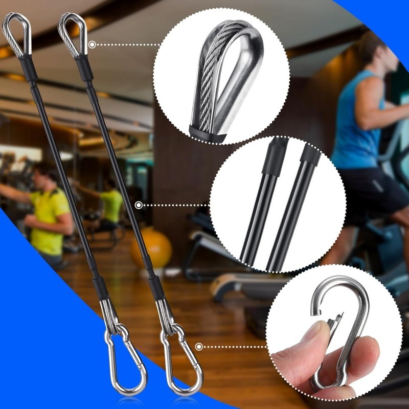 1/2Pcs 25cm Gym Cable Extensio - Home Gym Tools ulasan dan harga
