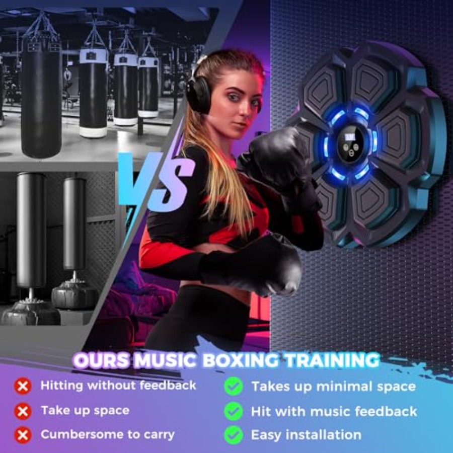2026 Music Boxing Machine Upgr - Home Gym Wall ulasan dan harga